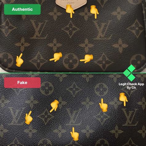 real vs fake louis vuitton pochette|how to tell if a Louis Vuitton bag is real.